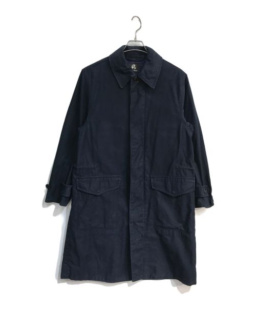 PS Paul Smith（ＰＳポールスミス）PS Paul Smith (ＰＳポールスミス) ステンカラーコート　PY-5Y-52386 ネイビー サイズ:Mの古着・服飾アイテム