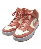 NIKEナイキ）の古着「WMNS Dunk High UP　DH3718-107　ホワイトｘピンク」