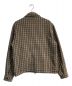 WOOLRICH (ウールリッチ) FLANNEL OVERSHIRT　WOOS0094　シャツジャケット　ベージュｘブラウン ベージュ×ブラウン サイズ:L 未使用品：14800円