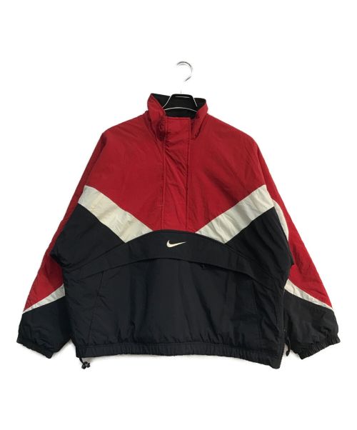 NIKE（ナイキ）NIKE (ナイキ) アノラックジャケット　90s～00s レッド×ブラック サイズ:Lの古着・服飾アイテム