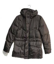 BURBERRY BLACK LABEL（バーバリーブラックレーベル）の古着「ダウンジャケット　BMP45-339-58　	裏地チェック」｜ブラウン