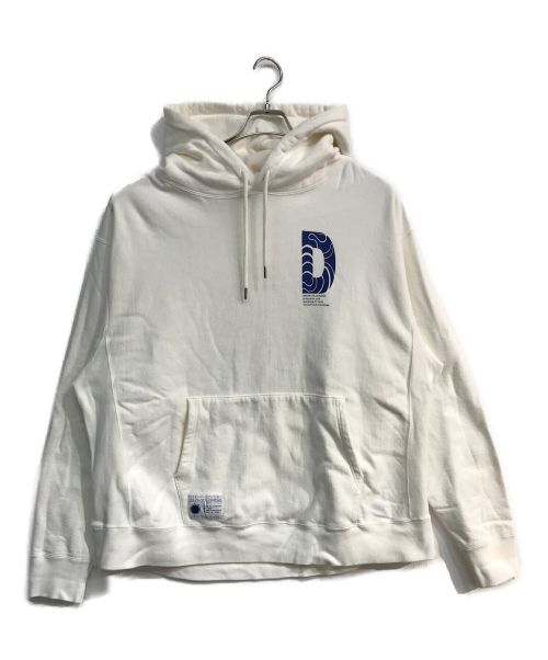 Denham（デンハム）Denham (デンハム) STITCH HOODY　パーカー　ホワイト ホワイト サイズ:XLの古着・服飾アイテム