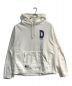 Denham（デンハム）の古着「STITCH HOODY　パーカー　ホワイト」｜ホワイト