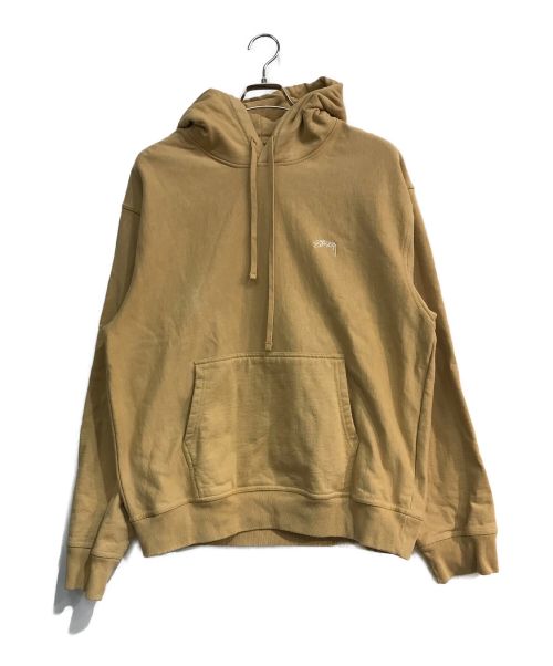 stussy（ステューシー）stussy (ステューシー) プルオーバーパーカー　118469　hoodie ブラウン ブラウン サイズ:ＸＬの古着・服飾アイテム