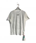 OFFWHITEオフホワイト）の古着「BARREL WORKER S/S SLIM TEE　20SS 　OMAA027E20JER021　ロゴ刺繍Tシャツ」｜ホワイト