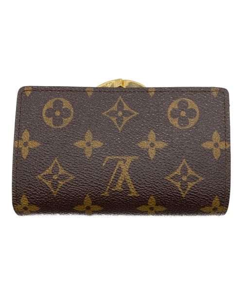 LOUIS VUITTON（ルイ ヴィトン）LOUIS VUITTON (ルイ ヴィトン) ポルトフォイユ・ヴィエノワ がま口財布 M61674　モノグラム ブラウン サイズ:-の古着・服飾アイテム