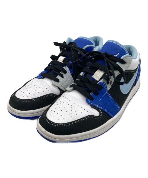 NIKE（ナイキ）NIKE (ナイキ) AIR JORDAN 1 LOW SE　DH0206-400　ブルーｘブラック ブルー×ブラック サイズ:27cmの古着・服飾アイテム