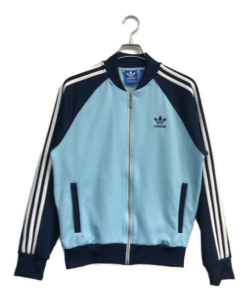 adidas（アディダス）adidas (アディダス) トラックジャケット　AA0155　ブルー ブルー サイズ:Oの古着・服飾アイテム