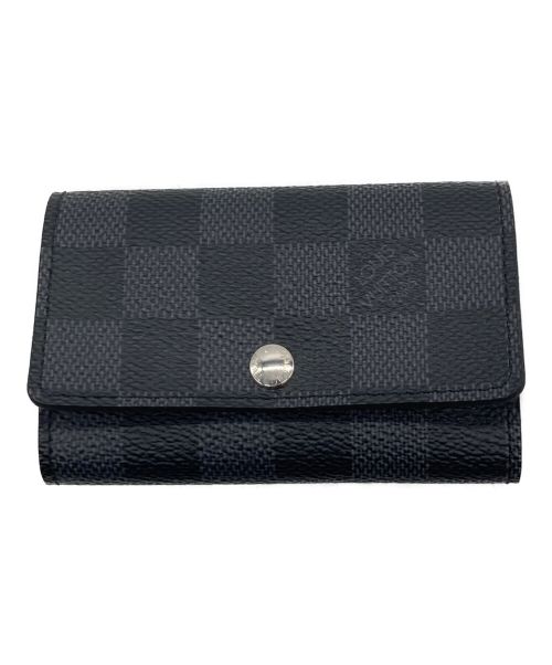 LOUIS VUITTON（ルイ ヴィトン）LOUIS VUITTON (ルイ ヴィトン) ミュルティクレ6 キーケース　N62662　	ダミエ ブラックの古着・服飾アイテム