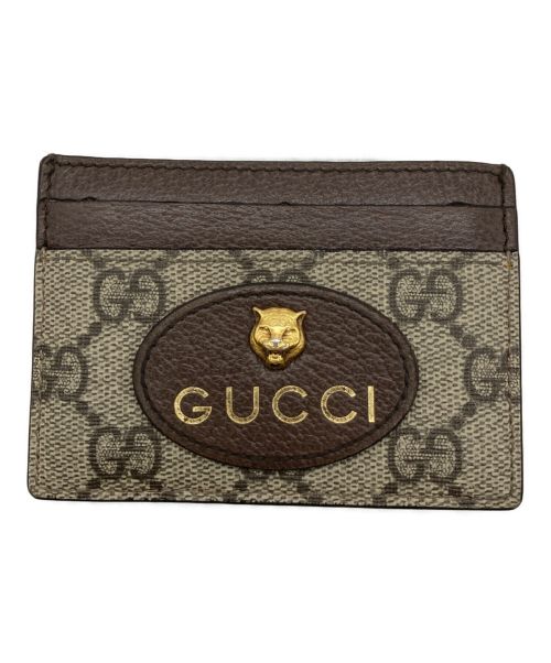 GUCCI（グッチ）GUCCI (グッチ) カードケース　	 597557 ベージュの古着・服飾アイテム