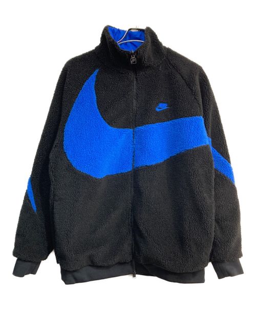 NIKE（ナイキ）NIKE (ナイキ) AS M NSW VW SWSH FULL ZIP JKT　BQ6546-009　ジップアップジャケット　ブルーｘブラック ブルー×ブラック サイズ:ＸＬの古着・服飾アイテム