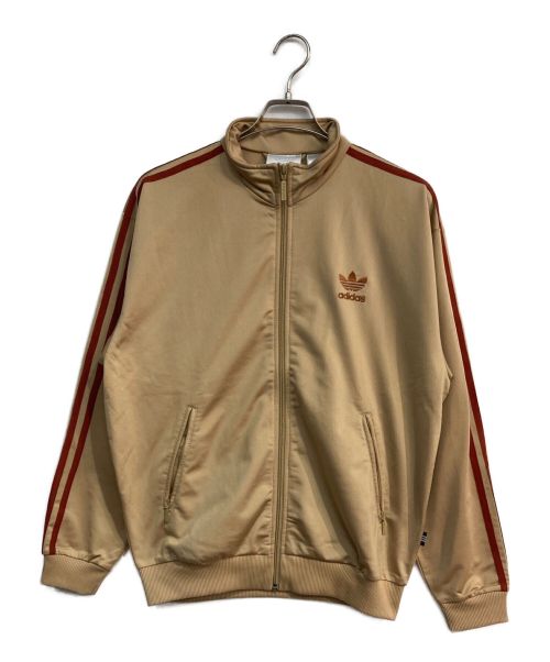 adidas（アディダス）adidas (アディダス) トラックジャケット ゴールド×ブラウン サイズ:Mの古着・服飾アイテム