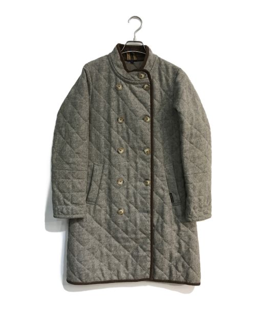 LAVENHAM（ラベンハム）LAVENHAM (ラベンハム) キルティングウールコート ベージュ サイズ:38の古着・服飾アイテム