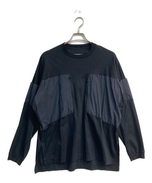 WHITE MOUNTAINEERING（ホワイトマウンテ二アニング）WHITE MOUNTAINEERING (ホワイトマウンテ二アニング) LONG YORK SLEEVE T-SHIRT　BK2371502　23SS　BLK ブラック サイズ:1の古着・服飾アイテム