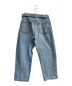 SEEALL (シーオール) Reconstructed belted buggy denim　SAU21 DE601　ベルテッドバギーデニム インディゴ サイズ:3：8000円