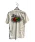 stussy (ステューシー) プリントTシャツ　ラスタカラー　クラウン ホワイト サイズ:M 未使用品：5000円