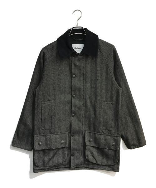 Barbour（バブアー）Barbour (バブアー) UNITED ARROWS (ユナイテッドアローズ) 別注BEAUFORTジャケット　ヘリンボーン　1902324 グレー サイズ:36の古着・服飾アイテム