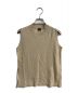 BATONER（バトナ―）の古着「HIGHTWIST COTTON SILK SLEEVELESS　BN-20SL-031」｜ベージュ