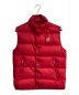 MONCLER（モンクレール）の古着「ナイロンダウンベスト　43330/50/68959」｜レッド