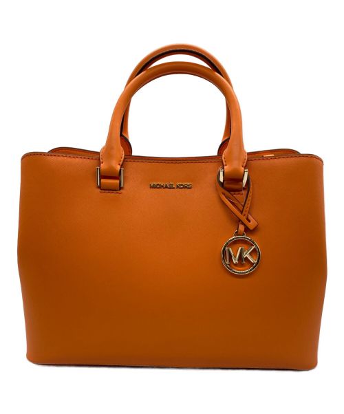 MICHAEL KORS（マイケルコース）MICHAEL KORS (マイケルコース) Savanna 2WAYバッグ オレンジ 未使用品の古着・服飾アイテム