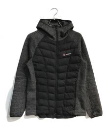 Berghaus（バーグハウス）の古着「デューンライン ハイブリッドフリースジャケット　22115」｜グレー×ブラック