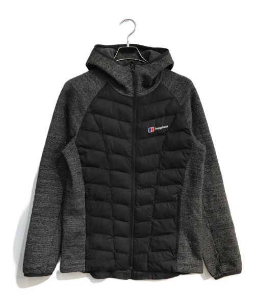 Berghaus（バーグハウス）Berghaus (バーグハウス) デューンライン ハイブリッドフリースジャケット　22115 グレー×ブラック サイズ:Lの古着・服飾アイテム