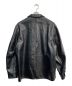 Schott (ショット) 560US LEATHER COACH JKT　7531　レザーコーチジャケット ブラック サイズ:42：80000円