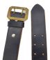 MADE IN GM JAPAN (メイドインジーエムジャパン) BRIDLE LEATHER BELT　ブラック ブラック サイズ:-：9000円