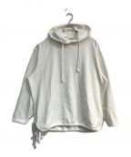 AURALEEオーラリー）の古着「LIGHT FLOWY SWEAT PARKA　A22SP01LU　22SS」｜ホワイト