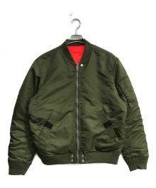 DIESEL（ディーゼル）の古着「J-ROSS NEW LOGO-REV MA-1ジャケット　A08714　」｜オリーブ