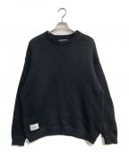 WTAPSダブルタップス）の古着「ARMT SWEATER　22MADT-KNM02　22AW」｜ブラック