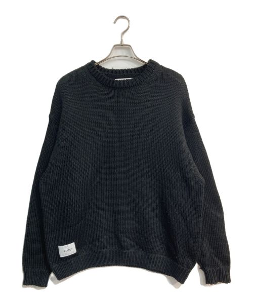 WTAPS（ダブルタップス）WTAPS (ダブルタップス) ARMT SWEATER　22MADT-KNM02　22AW ブラック サイズ:3の古着・服飾アイテム