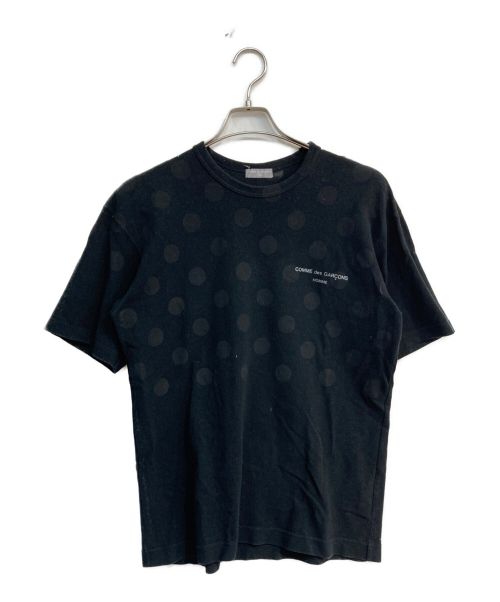 COMME des GARCONS HOMME（コムデギャルソン オム）COMME des GARCONS HOMME (コムデギャルソン オム) 鹿の子ドットTシャツ　AD2000 田中オム  ブラック サイズ:-の古着・服飾アイテム