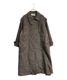 RIM.ARK（リムアーク）の古着「Over size maxi coat　ヘリンボーン　460CAL30-0410」｜ブラウン