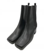 RIM.ARKリムアーク）の古着「Square toe side gore boots　460DAL55-0240」｜ブラック