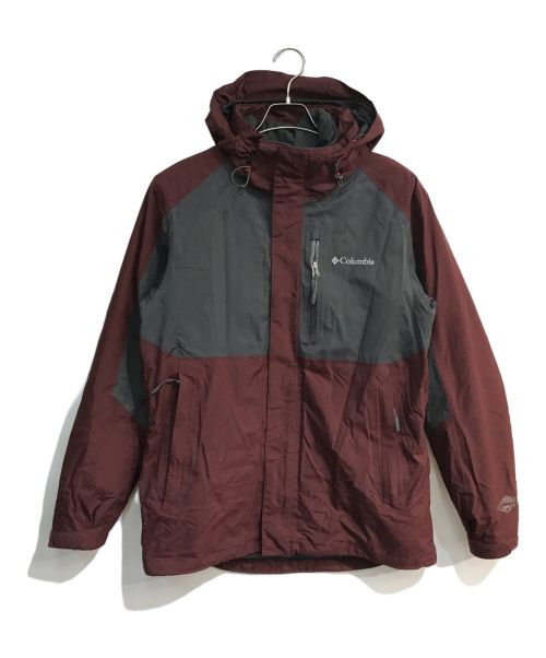 Columbia（コロンビア）Columbia (コロンビア) OMNI TECK 3way ジャケット ライナー付 XM1151 ボルドー サイズ:Sの古着・服飾アイテム