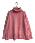 ebure×Ron Hermanエブール×ロンハーマン）の古着「Low gauge Cashmere Turtle Knit　3810800394」｜ピンク