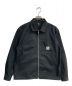 stussy（ステューシー）の古着「ZIP UP WORK LS SHIRT　1110183　シャツジャケット」｜ブラック