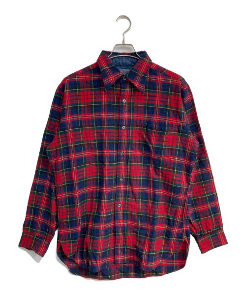 PENDLETON（ペンドルトン）PENDLETON (ペンドルトン) チェックシャツ　	70'S  レッド サイズ:Lの古着・服飾アイテム