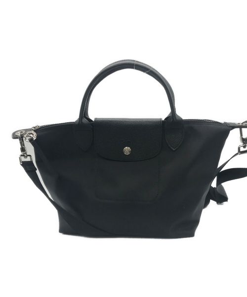 LONGCHAMP（ロンシャン）LONGCHAMP (ロンシャン) ル プリアージュ ネオ ハンドバッグ　L1512598001 ブラックの古着・服飾アイテム