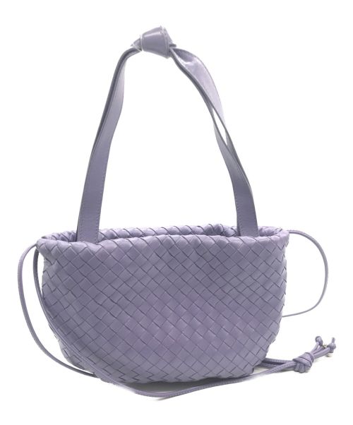 BOTTEGA VENETA（ボッテガベネタ）BOTTEGA VENETA (ボッテガベネタ) Small Bulb Bag　651811 V08Z1　スモール　ザ・バルブ　イントレチャート パープル サイズ:-の古着・服飾アイテム