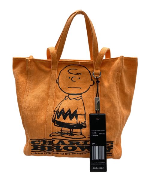 MARC JACOBS（マークジェイコブス）MARC JACOBS (マーク ジェイコブス) PEANUTS (ピーナッツ) トートバッグ　M0014439 オレンジ サイズ:-の古着・服飾アイテム