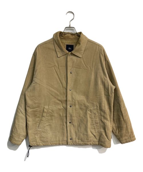 stussy（ステューシー）stussy (ステューシー) コーデュロイコーチジャケット ブラウン サイズ:Mの古着・服飾アイテム