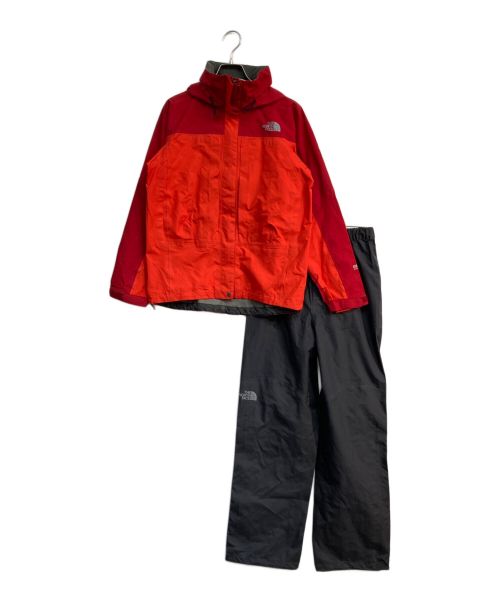 THE NORTH FACE（ザ ノース フェイス）THE NORTH FACE (ザ ノース フェイス) レインテックスプラズマ  収納袋付　NPW11212 レッド×ブラック サイズ:Mの古着・服飾アイテム