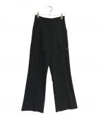 melt the ladyメルトザレディ）の古着「hook slit slacks pants」｜ブラック