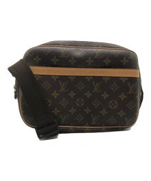 LOUIS VUITTON（ルイ ヴィトン）の古着「ショルダーバッグ　リポーターPM　M45254　モノグラム」｜ブラウン