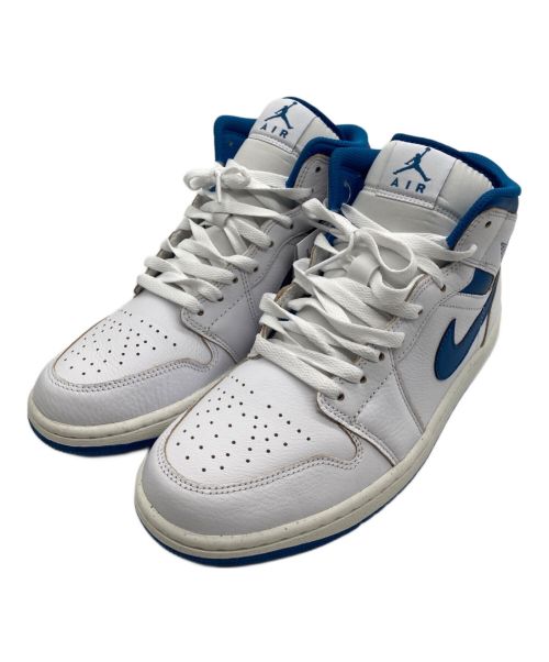 NIKE（ナイキ）NIKE (ナイキ) AIR JORDAN 1 MID SE FN5215-141 ホワイト×ブルー サイズ:27cm 未使用品の古着・服飾アイテム