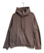 ATTACHMENTアタッチメント）の古着「C/PE DOUBLE KNIT HOODED SWEATSHIRT　AJ12-218」｜ブラウン