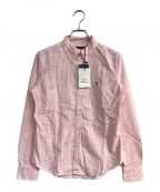 RALPH LAURENラルフローレン）の古着「ストライプボタンダウンシャツ」｜ピンク