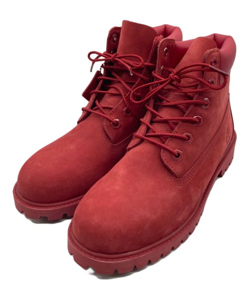 Timberland（ティンバーランド）Timberland (ティンバーランド) ワークブーツ レッド サイズ:24の古着・服飾アイテム